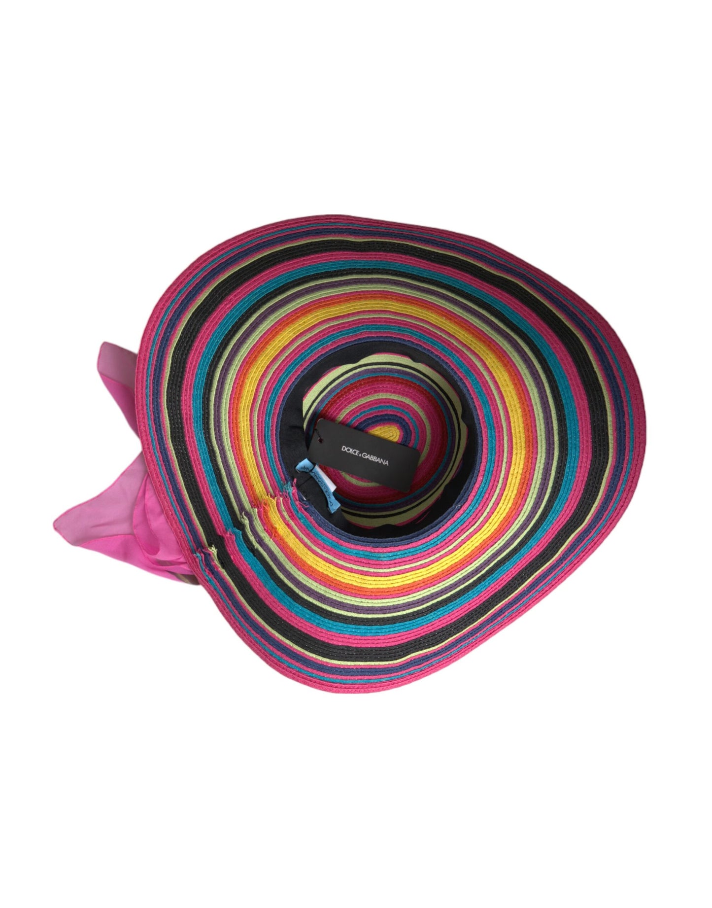 Dolce & Gabbana – Mehrfarbiger Fantasy-Schlapphut mit breiter Krempe