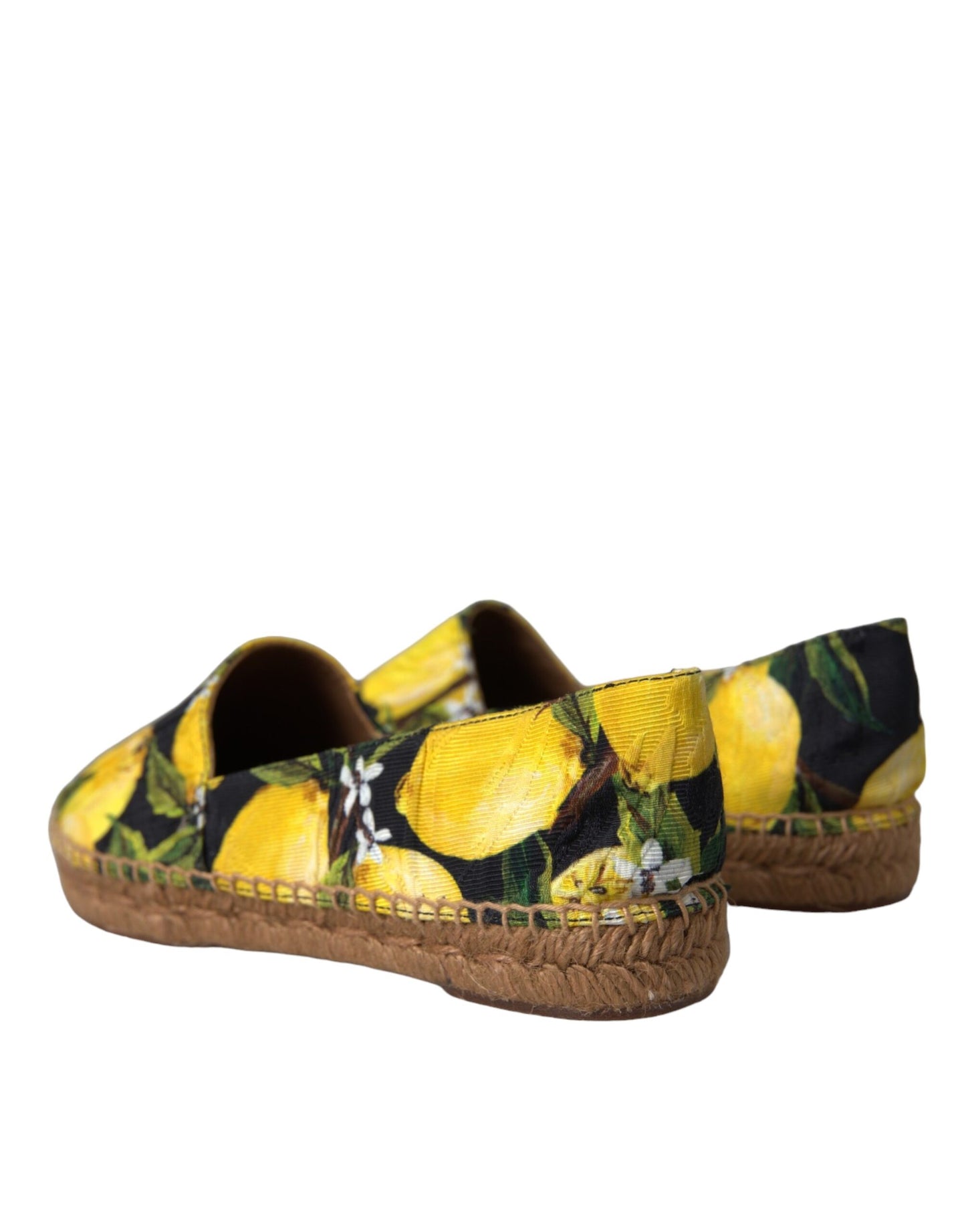 Espadrilles à enfiler Dolce & Gabbana multicolores citron