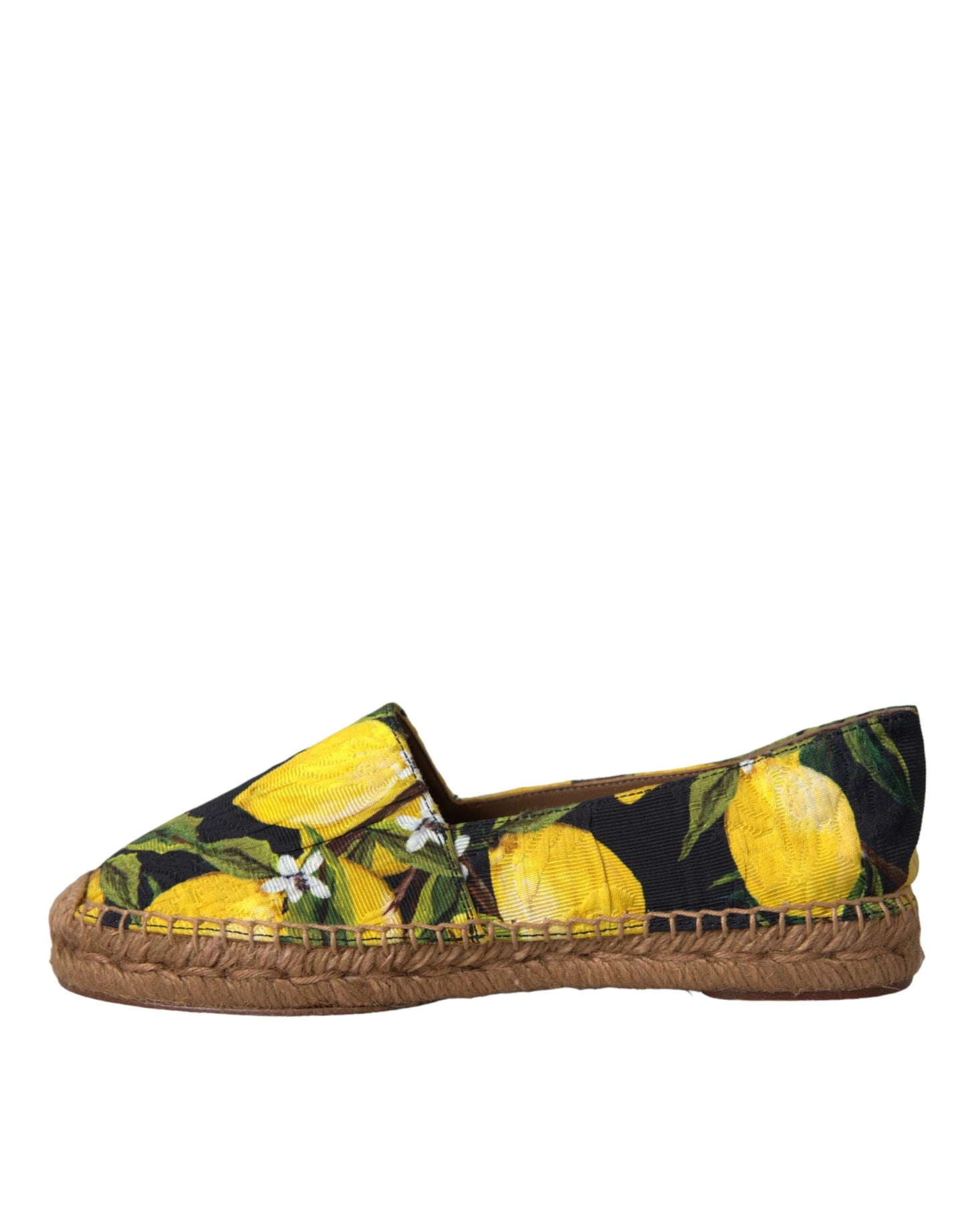 Espadrilles à enfiler Dolce & Gabbana multicolores citron