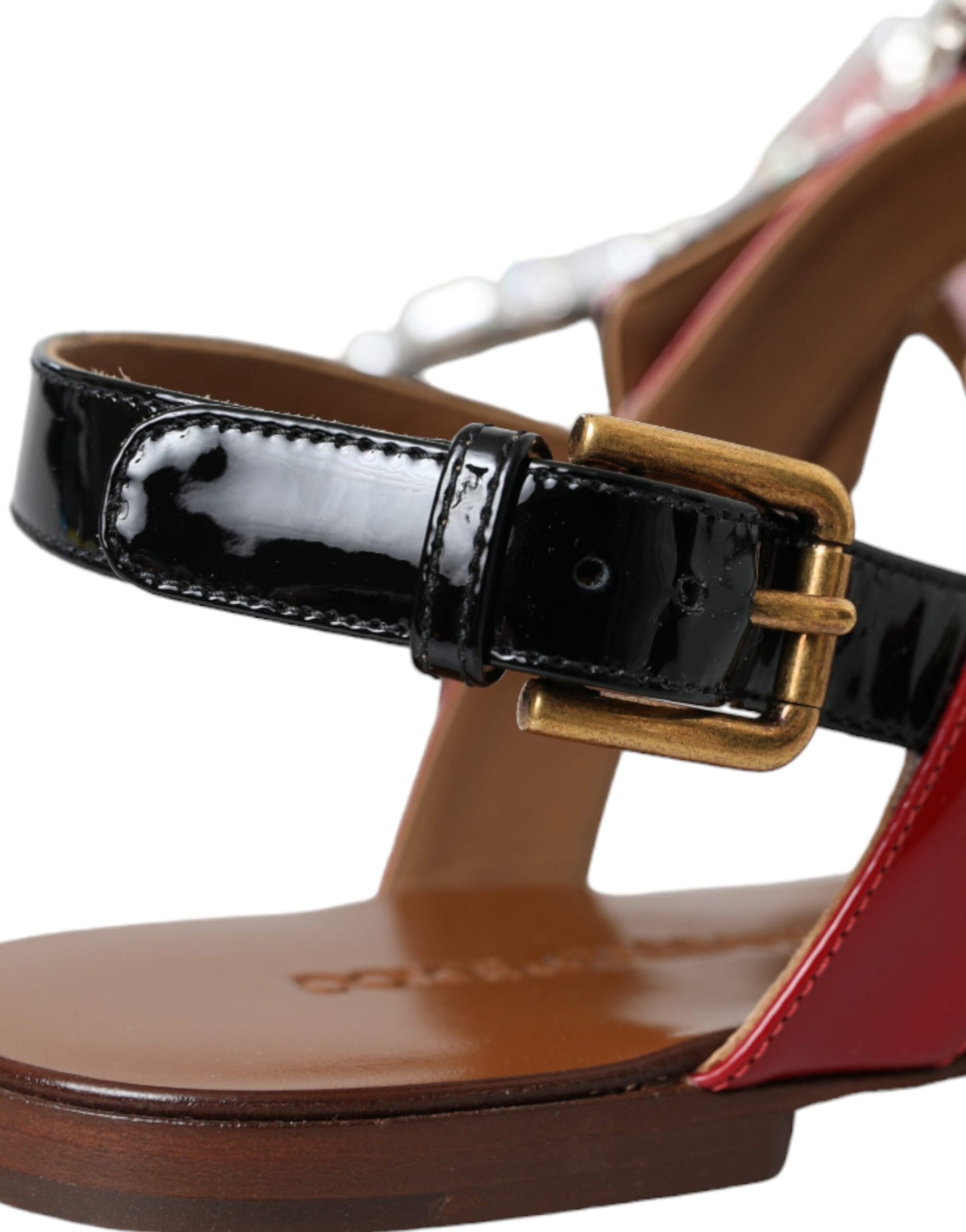 Sandales et tongs Dolce & Gabbana en cristal multicolore