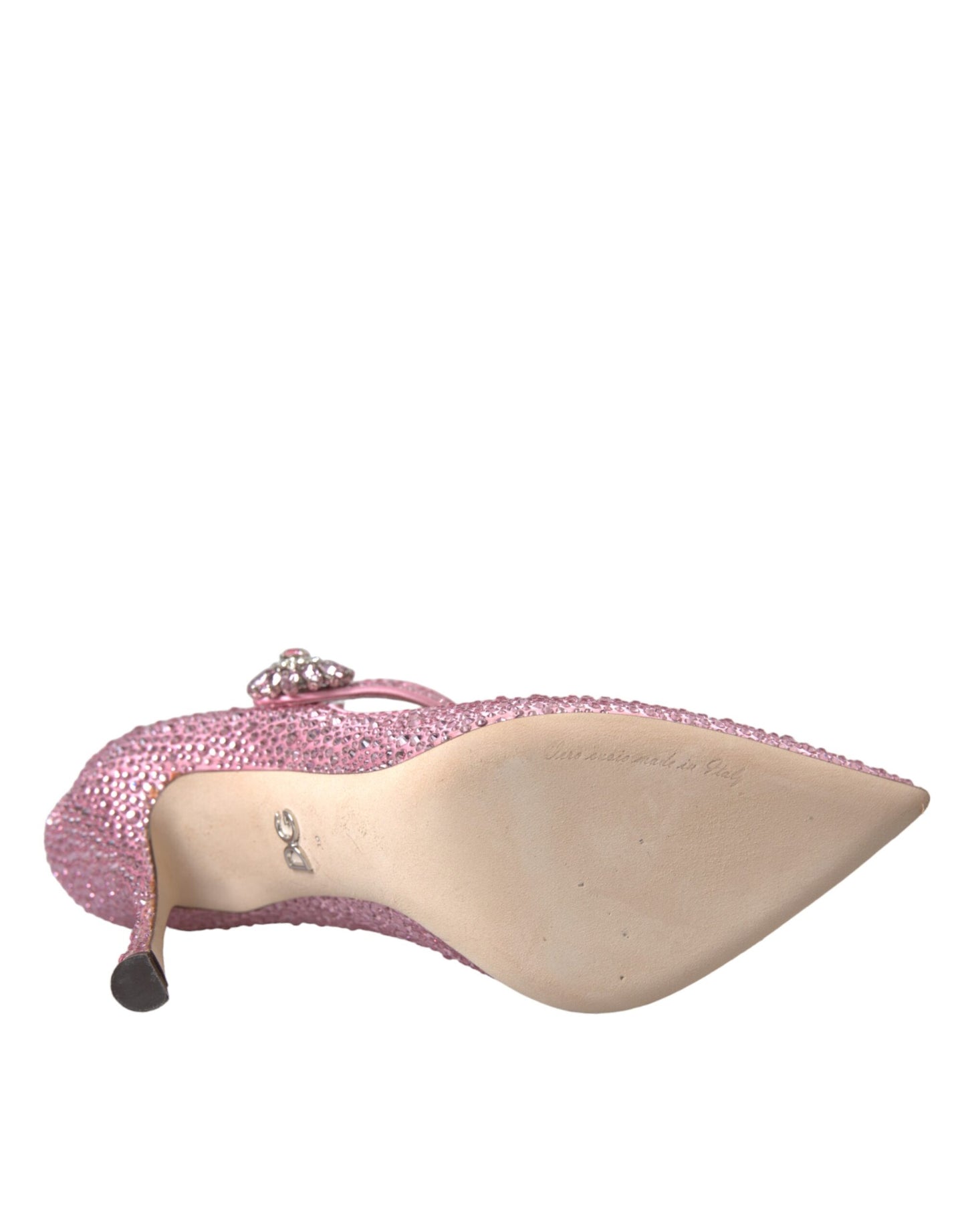 Escarpins Dolce & Gabbana à talons et strass roses