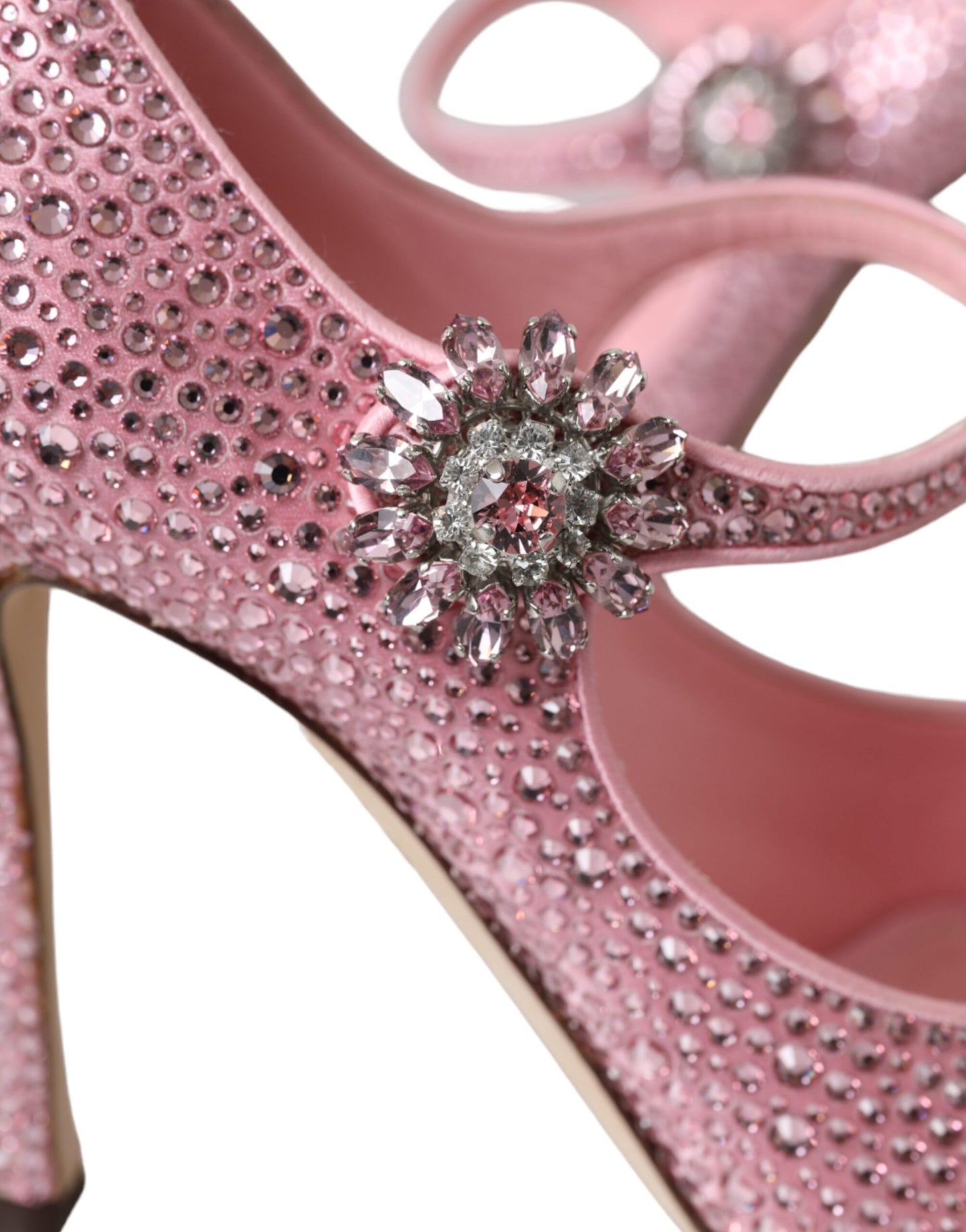 Escarpins Dolce & Gabbana à talons et strass roses