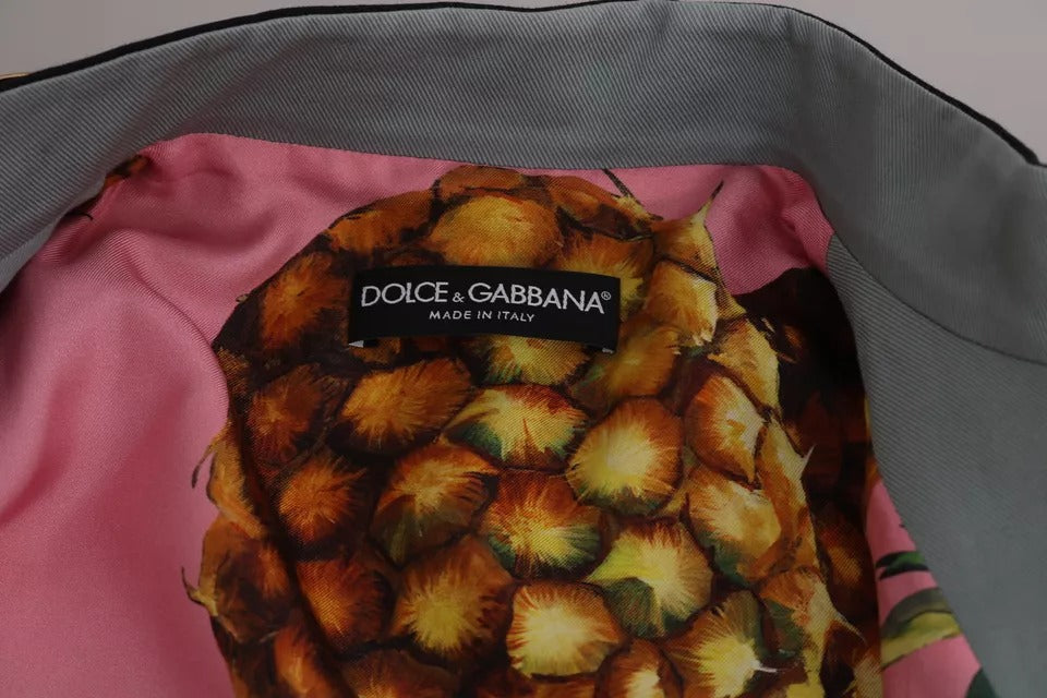 Veste en coton ornée de cristaux et de boutons bleus Dolce & Gabbana