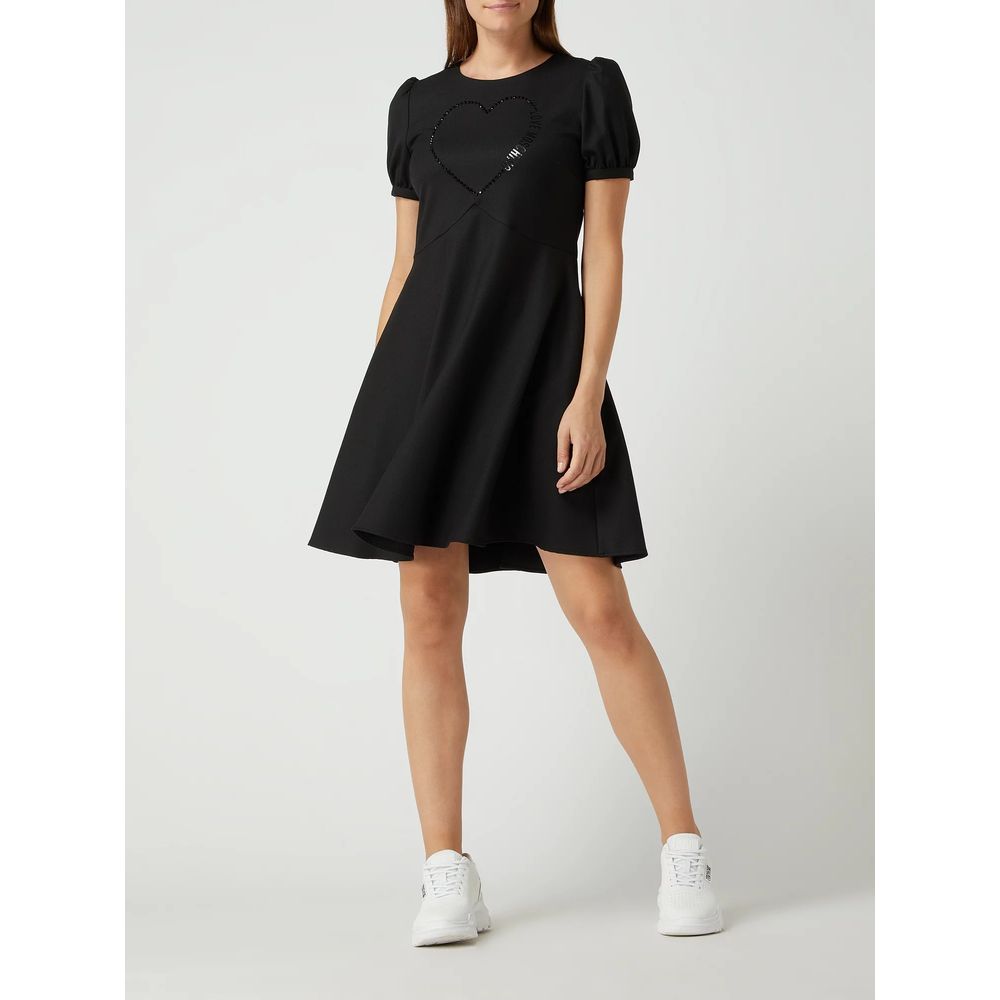 Robe noire en polyester Love Moschino pour femme