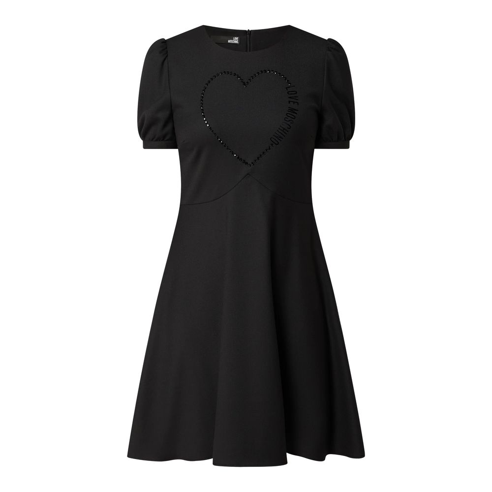 Robe noire en polyester Love Moschino pour femme