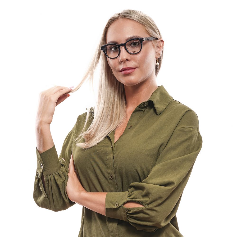 Montures optiques unisexes bleues Lozza