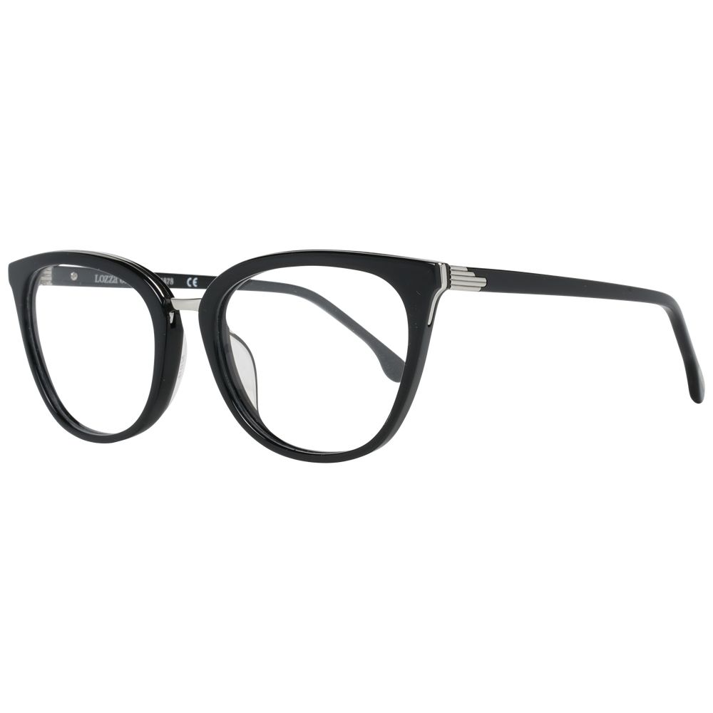 Montures optiques unisexes noires Lozza