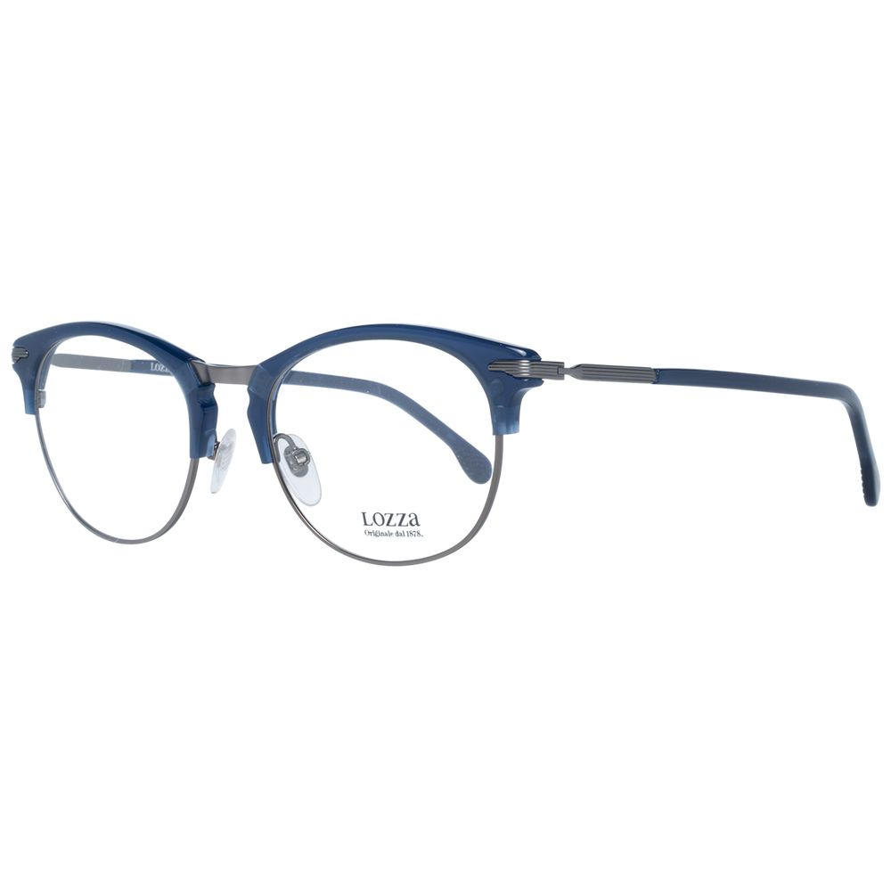 Montures optiques unisexes bleues Lozza