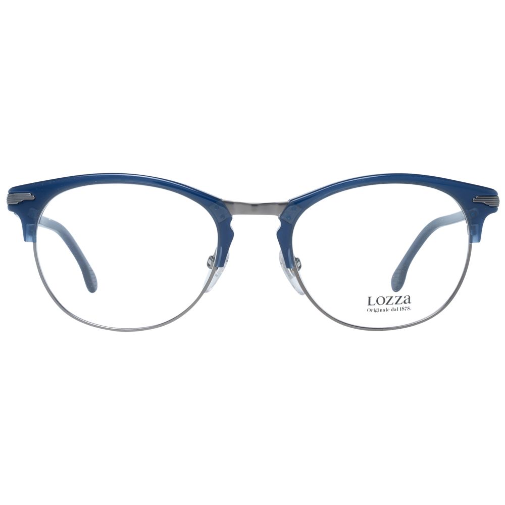 Montures optiques unisexes bleues Lozza