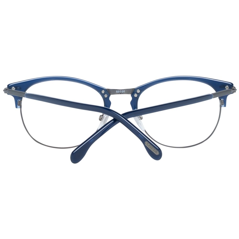 Montures optiques unisexes bleues Lozza