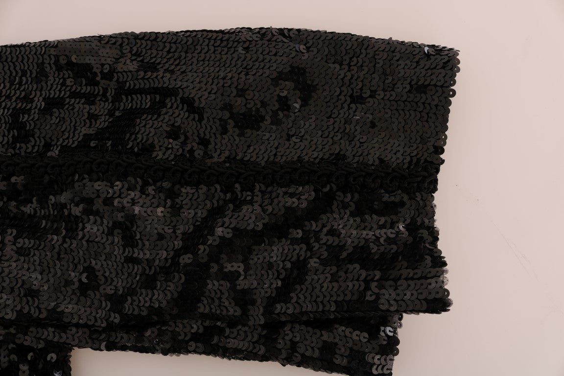 Short tendance noir à paillettes Dolce & Gabbana