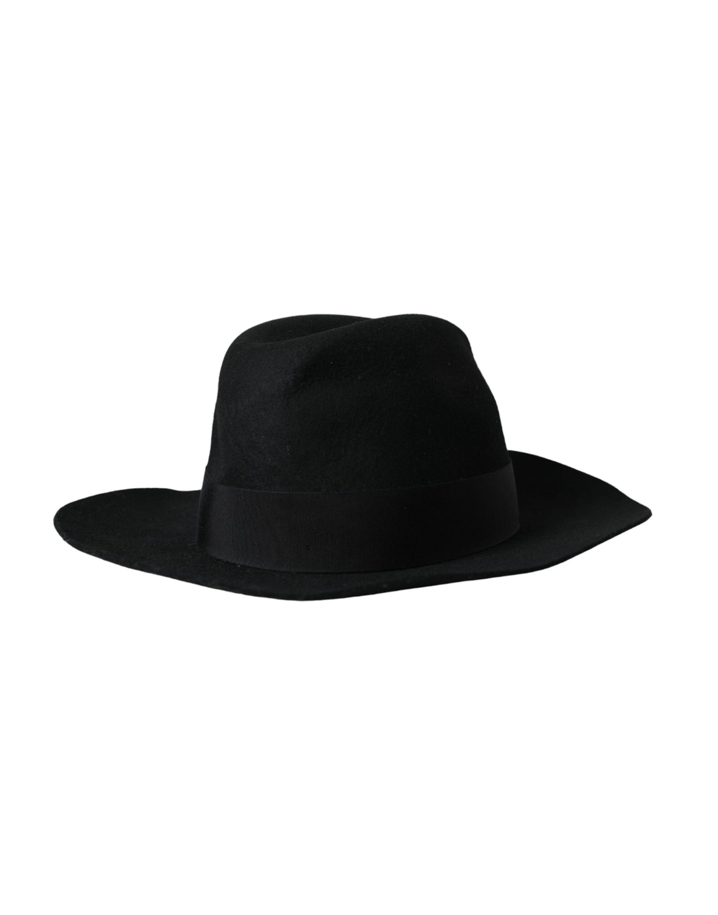 Dolce & Gabbana Black Rabbit Fedora Trilby Damenhut