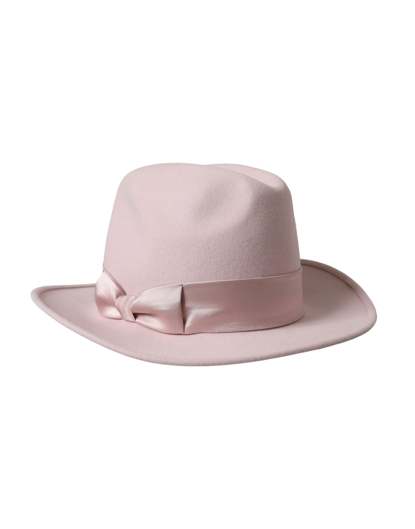 Chapeau Fedora Trilby en lapin rose Dolce & Gabbana pour femme