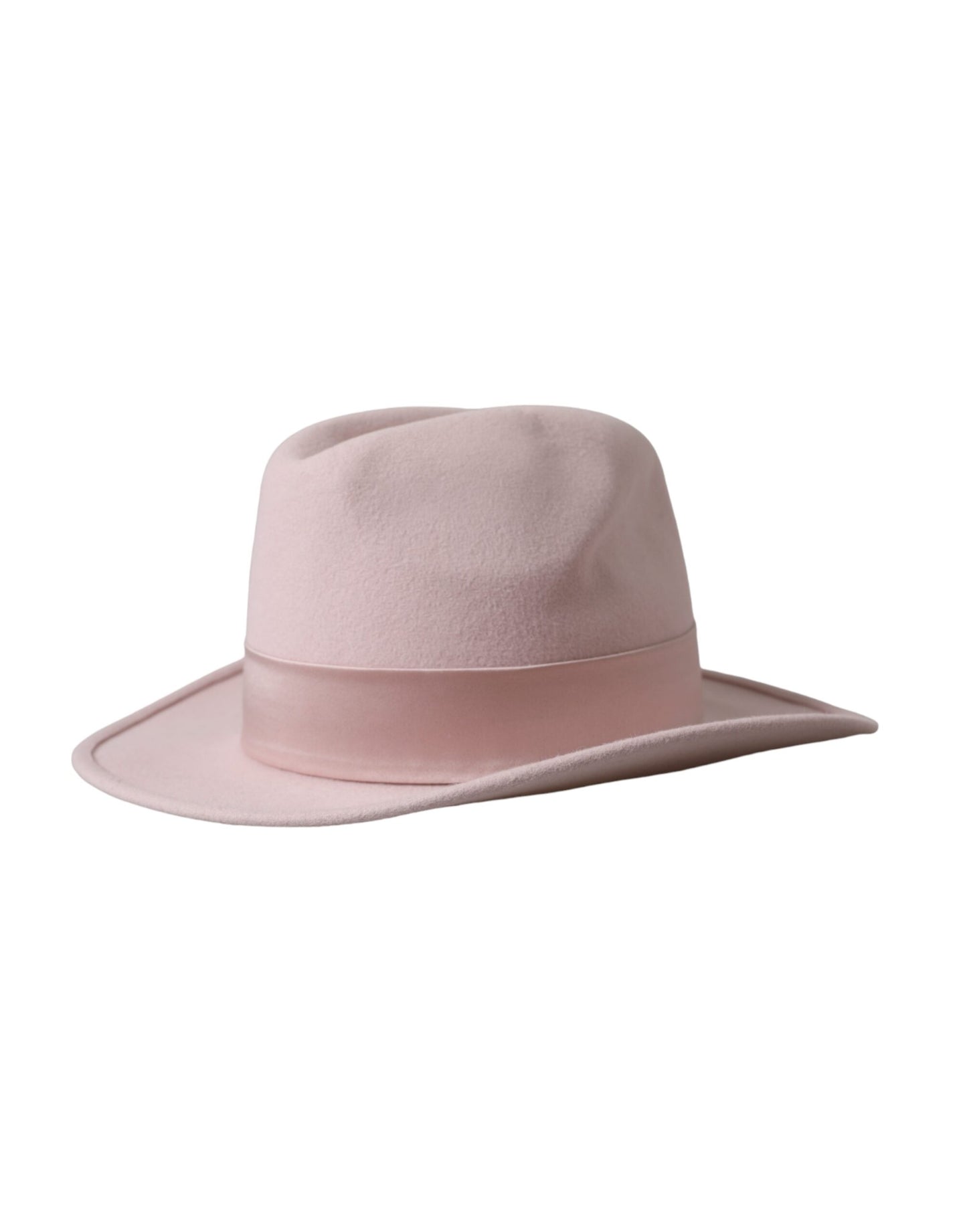Chapeau Fedora Trilby en lapin rose Dolce & Gabbana pour femme