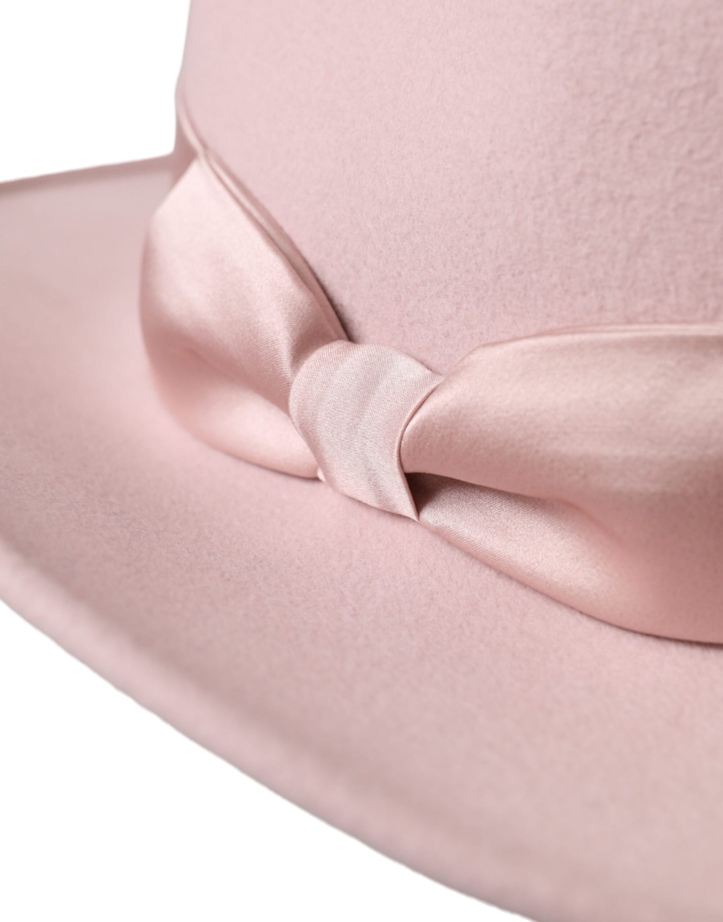 Chapeau Fedora Trilby en lapin rose Dolce & Gabbana pour femme