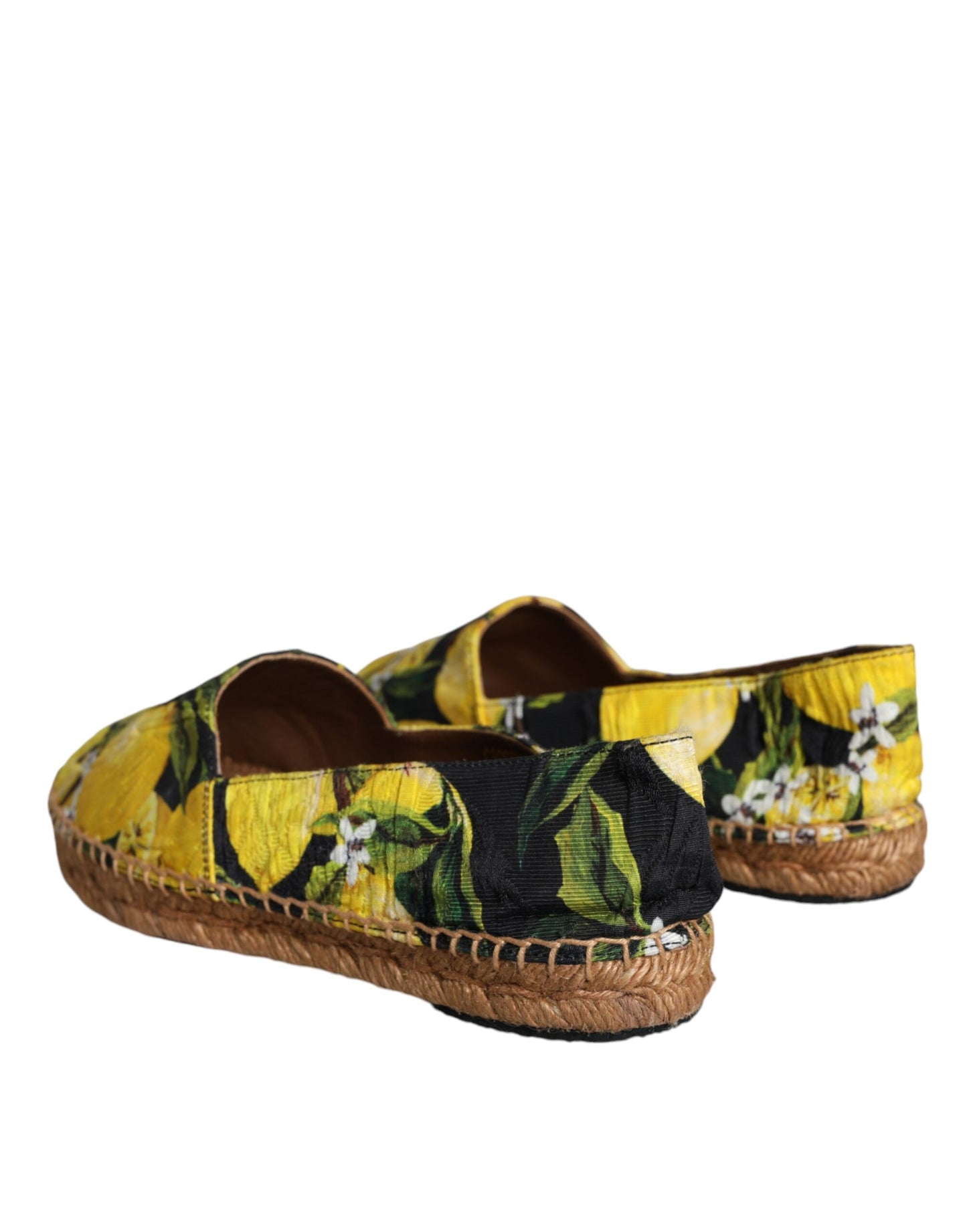 Espadrilles à enfiler Dolce & Gabbana multicolores citron