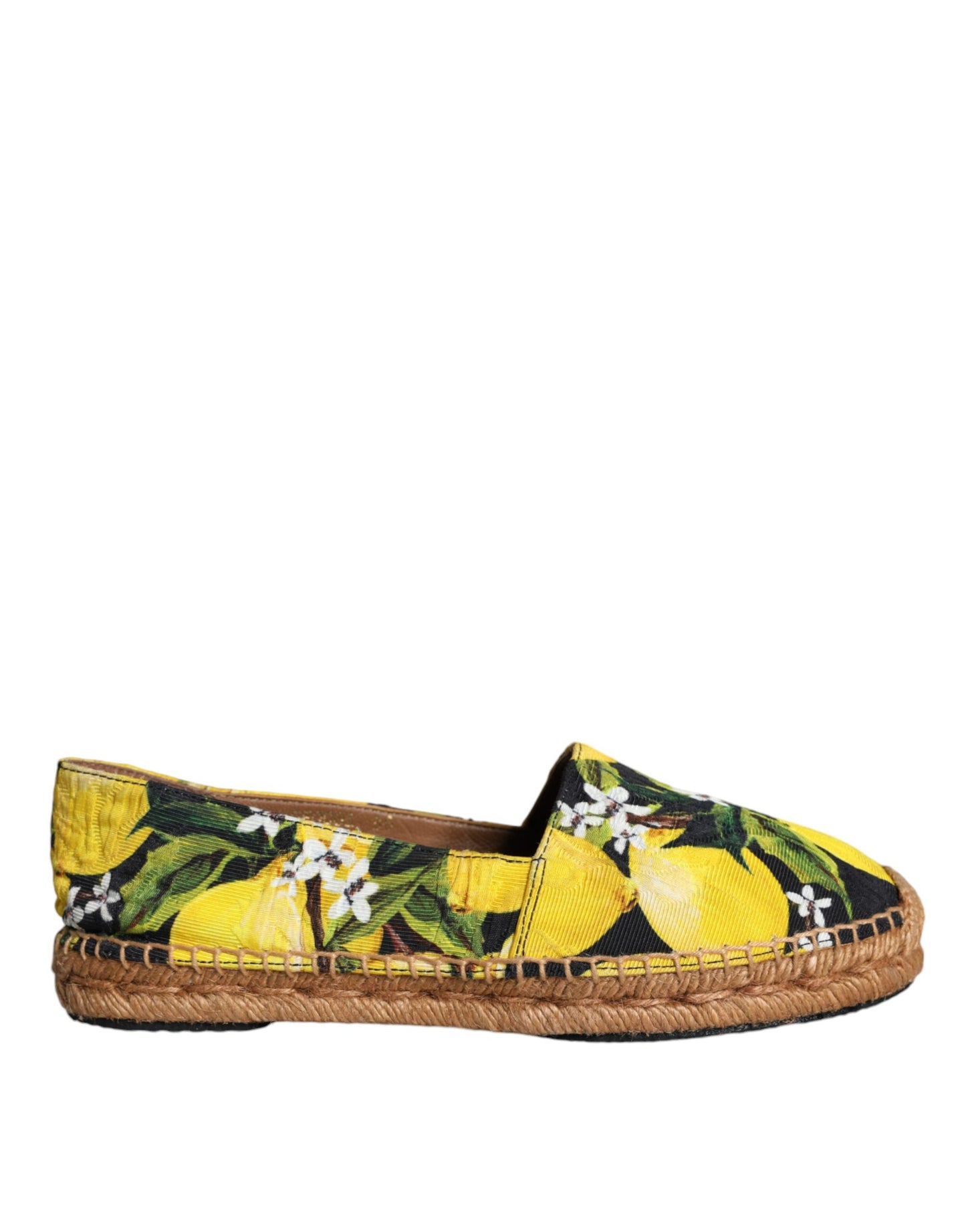 Espadrilles à enfiler Dolce & Gabbana multicolores citron