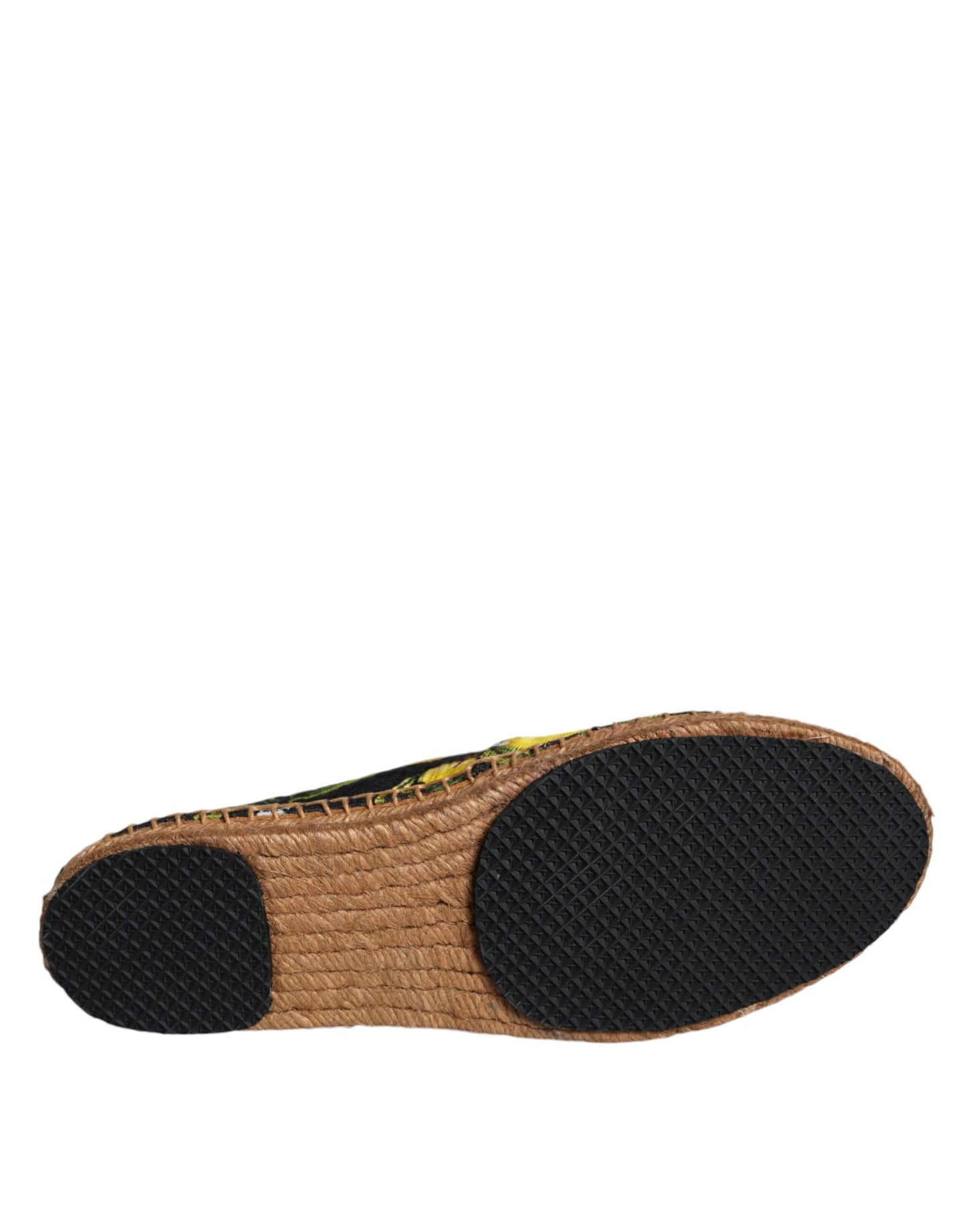 Espadrilles à enfiler Dolce & Gabbana multicolores citron