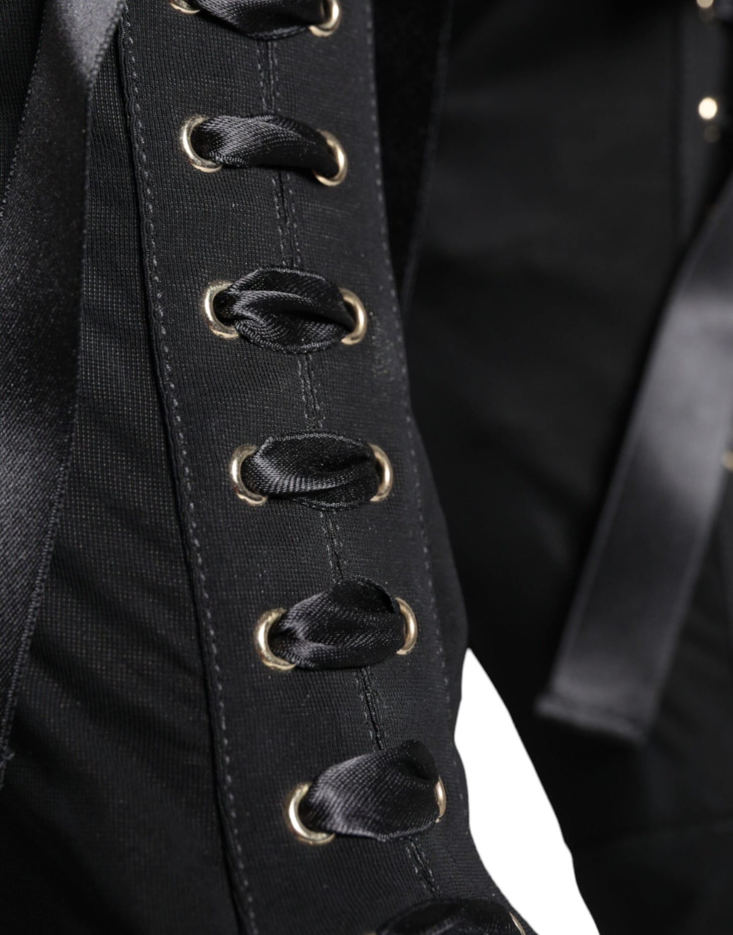 Bottines en jersey extensible noir Dolce & Gabbana