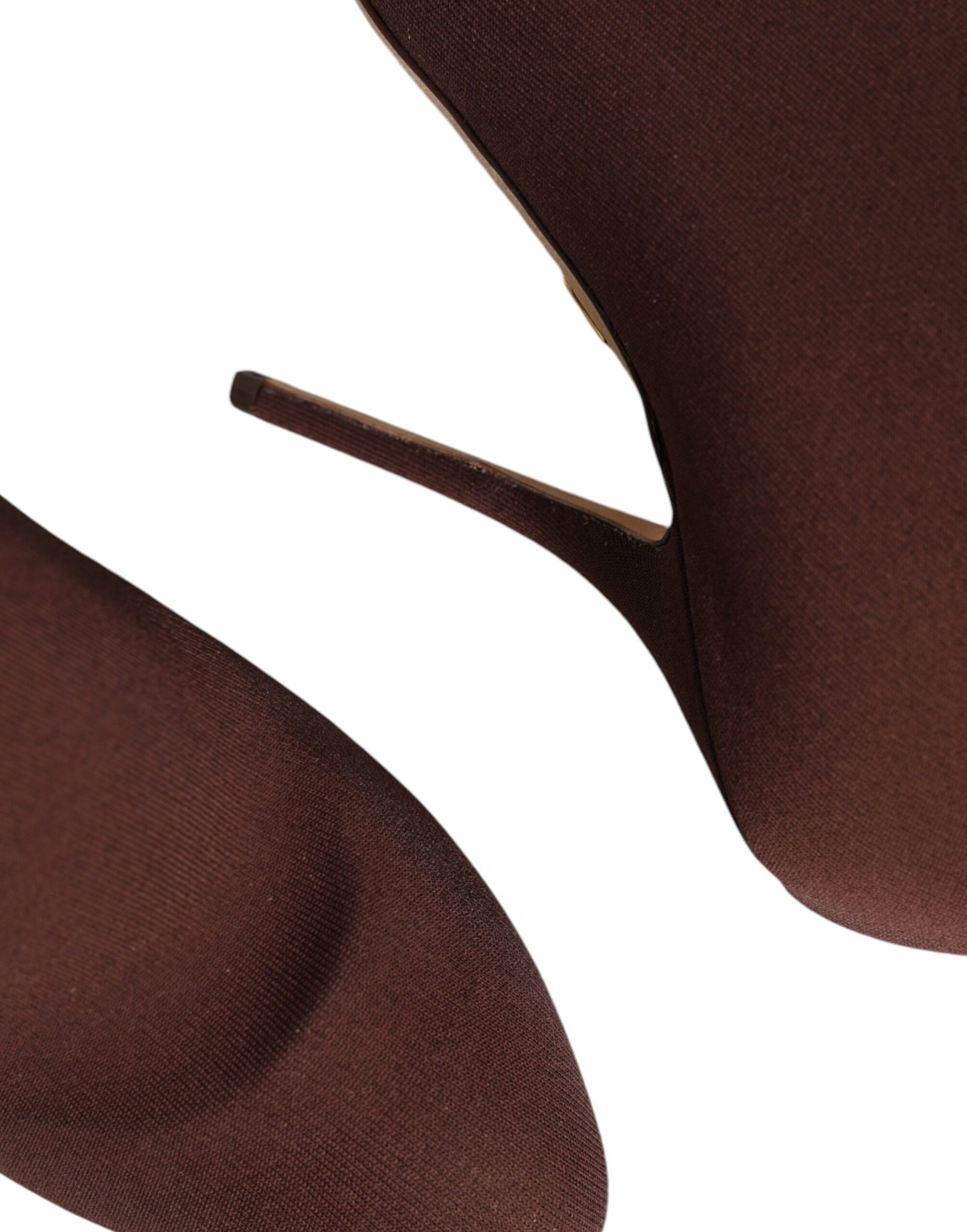 Chaussures à talons aiguilles marron Dolce & Gabbana, chaussettes, bottines