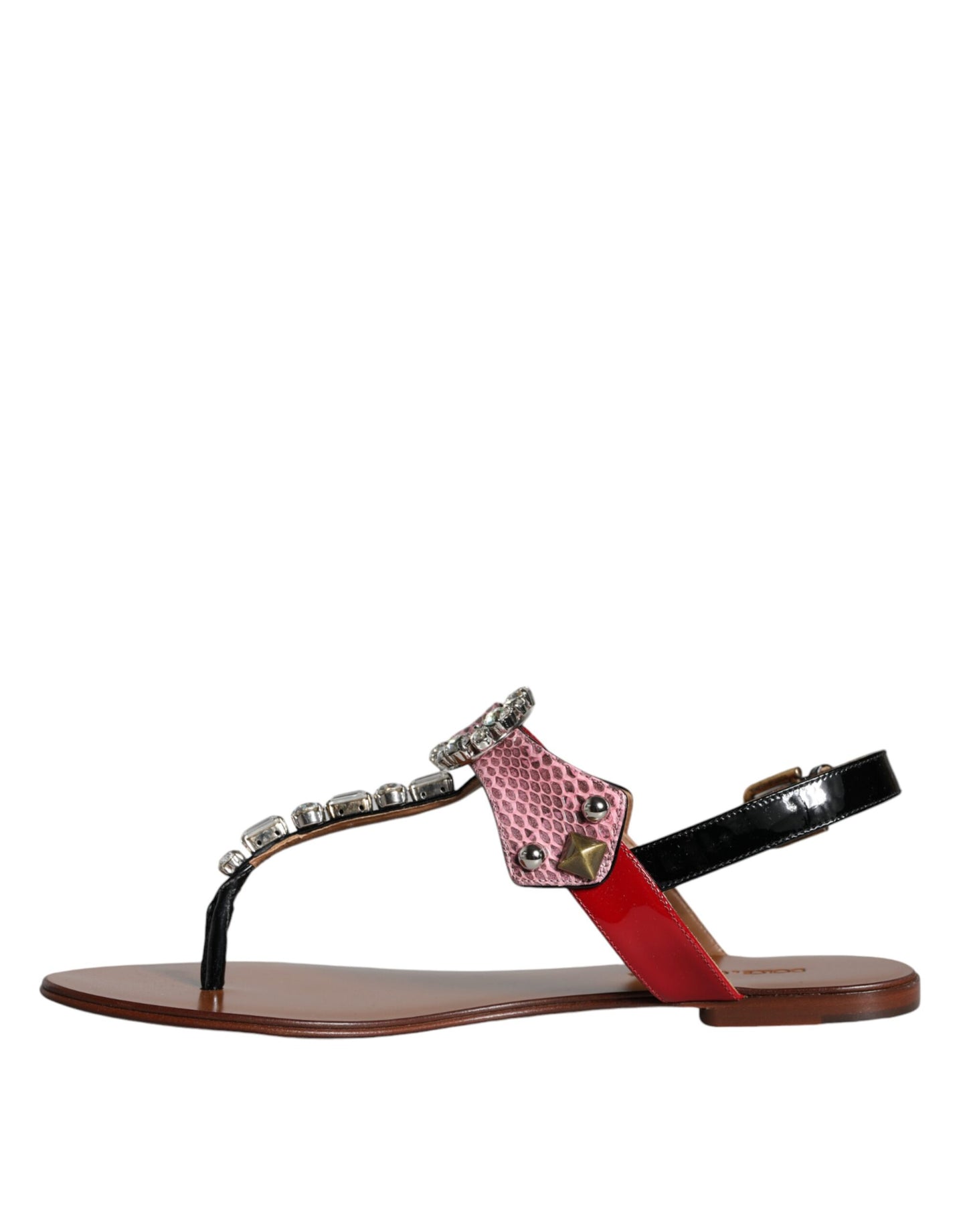 Sandales et tongs Dolce & Gabbana en cristal multicolore