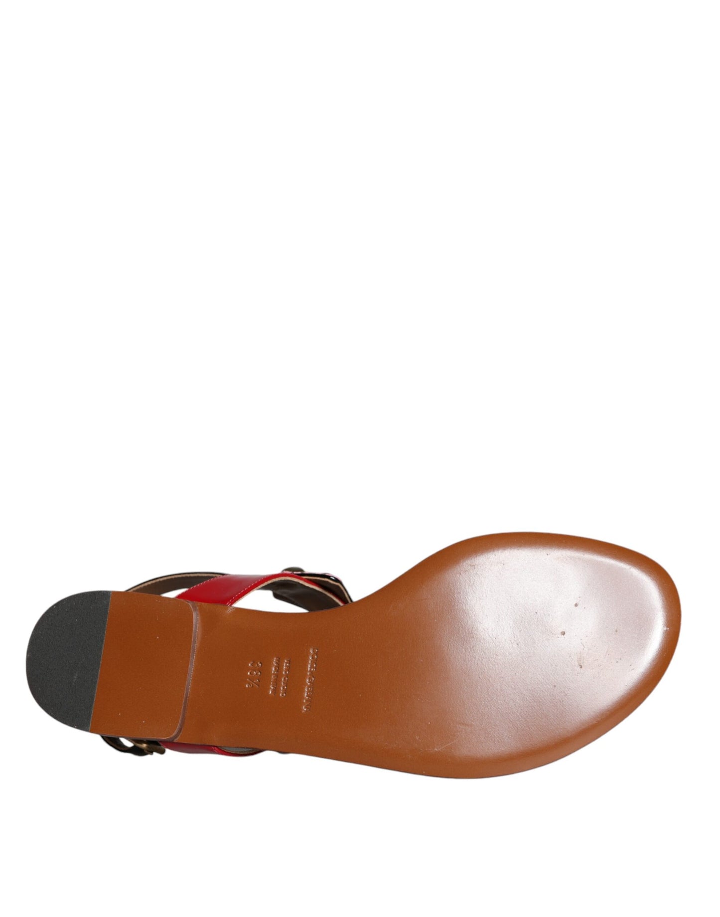 Sandales et tongs Dolce & Gabbana en cristal multicolore