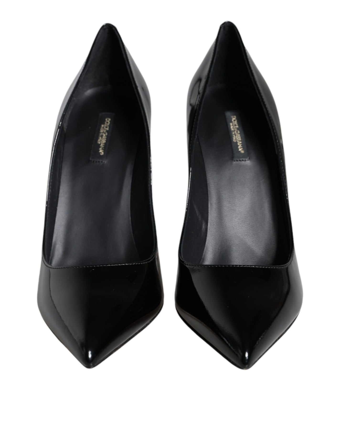 Escarpins Bellucci en cuir verni noir Dolce & Gabbana