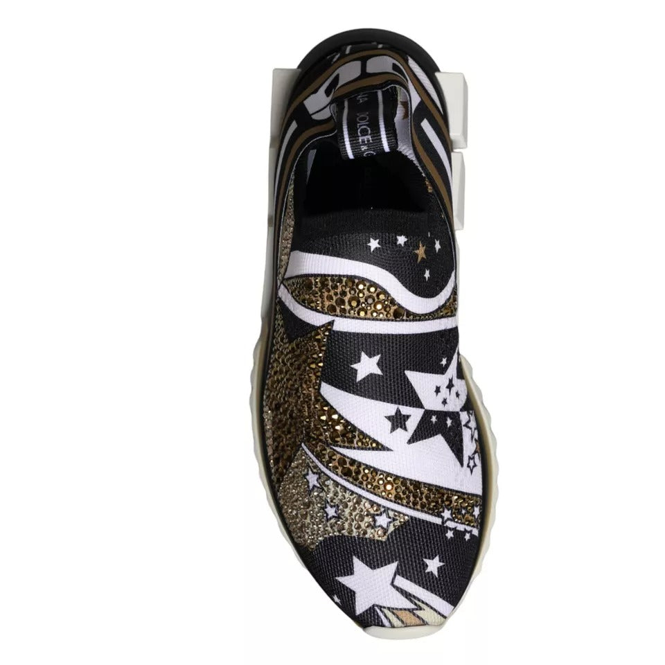 Baskets Sorrento multicolores à imprimé étoiles Comet de Dolce & Gabbana