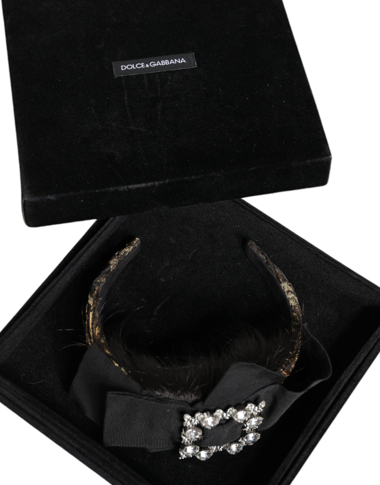 Bandeau diadème en cristal pour coiffeur Dolce & Gabbana Black Hair