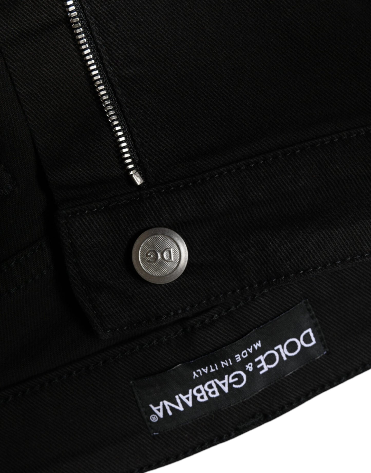Jean skinny en coton stretch noir Dolce & Gabbana