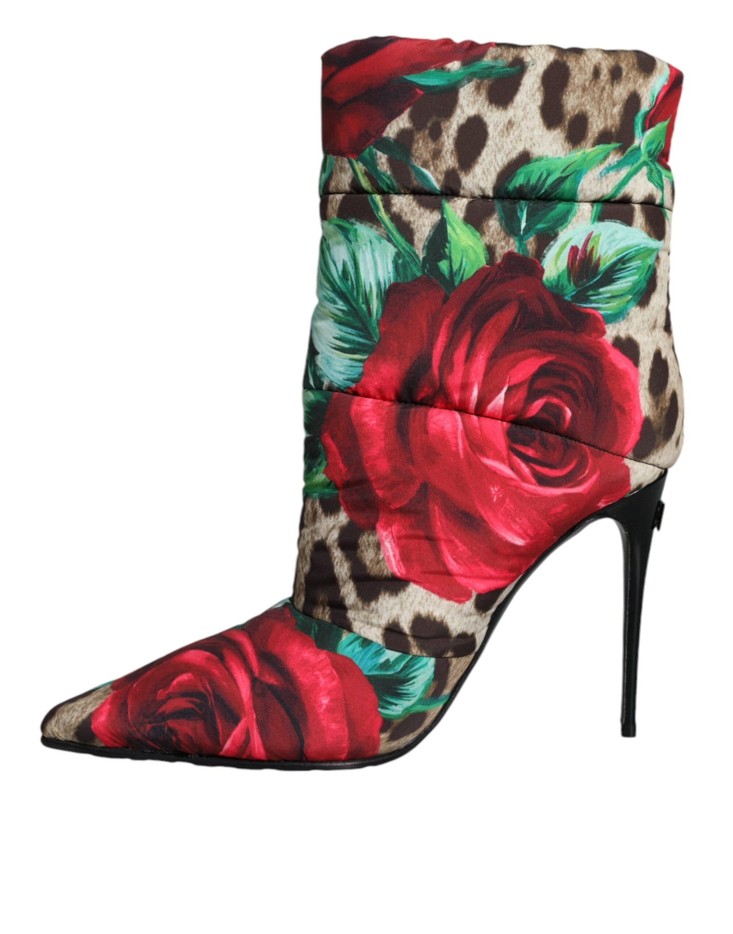 Bottes mi-mollet Dolce & Gabbana multicolores à imprimé léopard et rose