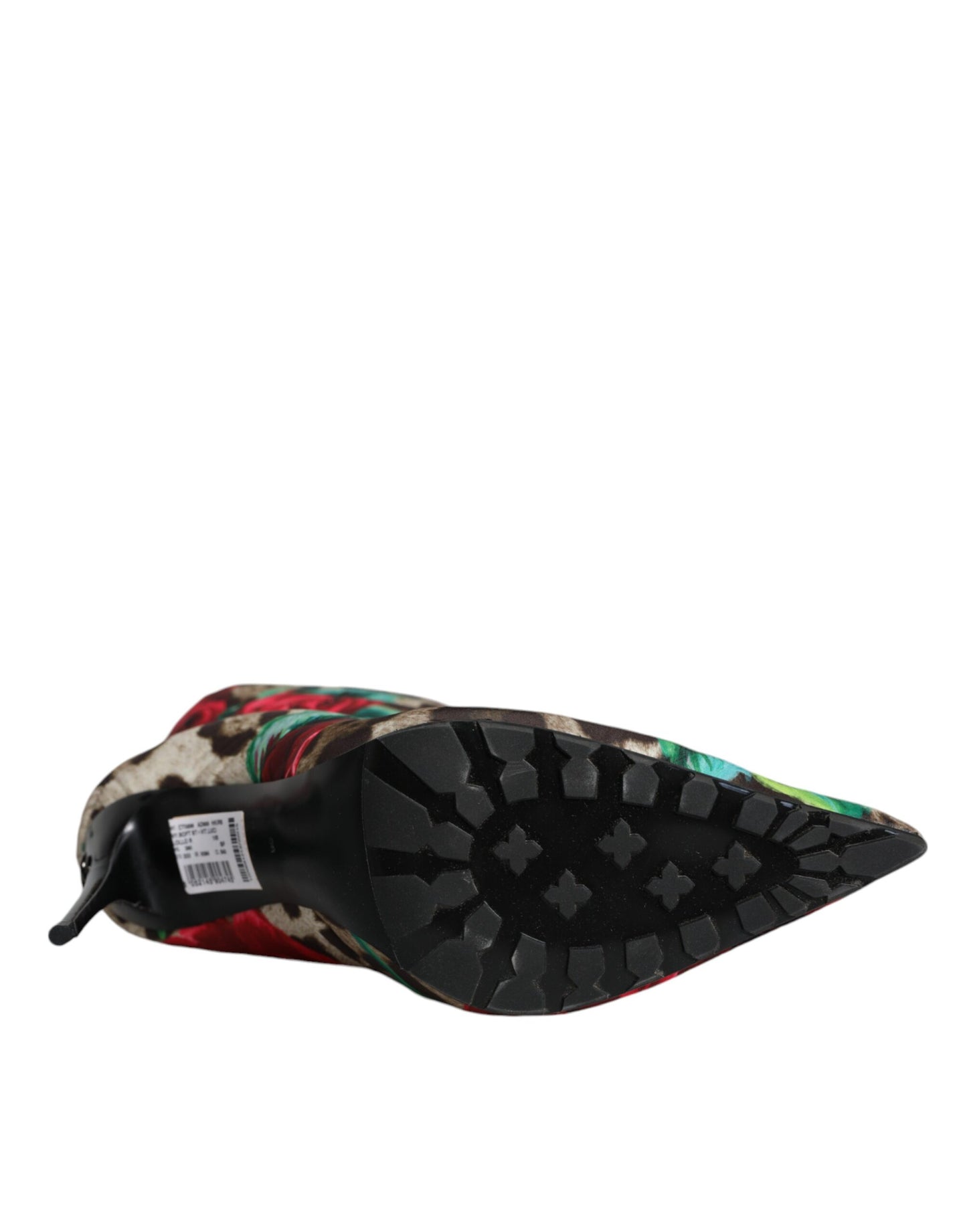 Bottes mi-mollet Dolce & Gabbana multicolores à imprimé léopard et rose