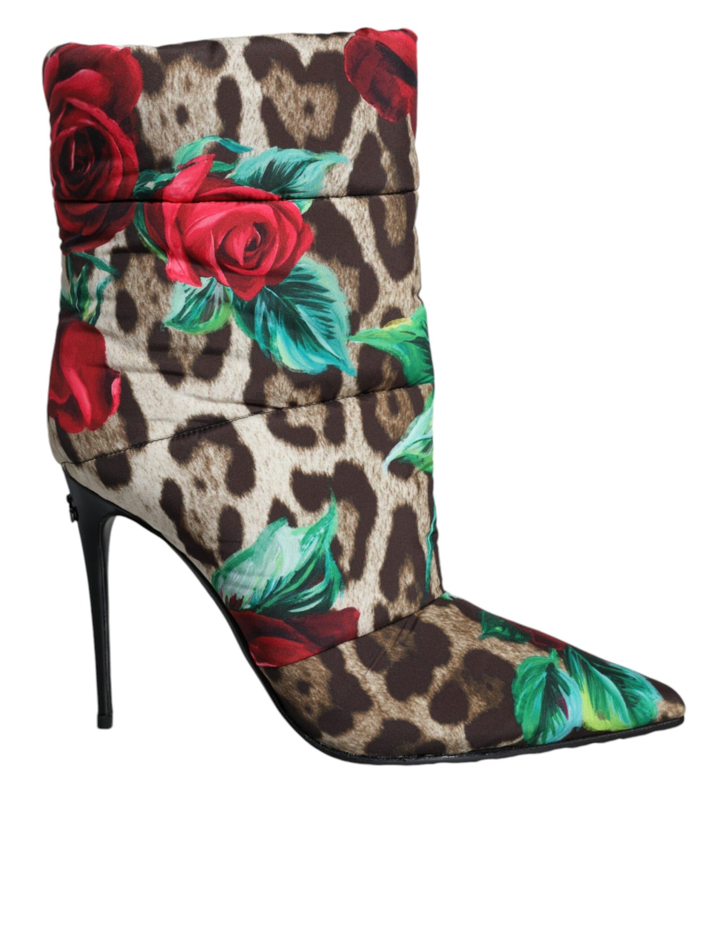 Bottes mi-mollet Dolce & Gabbana multicolores à imprimé léopard et rose