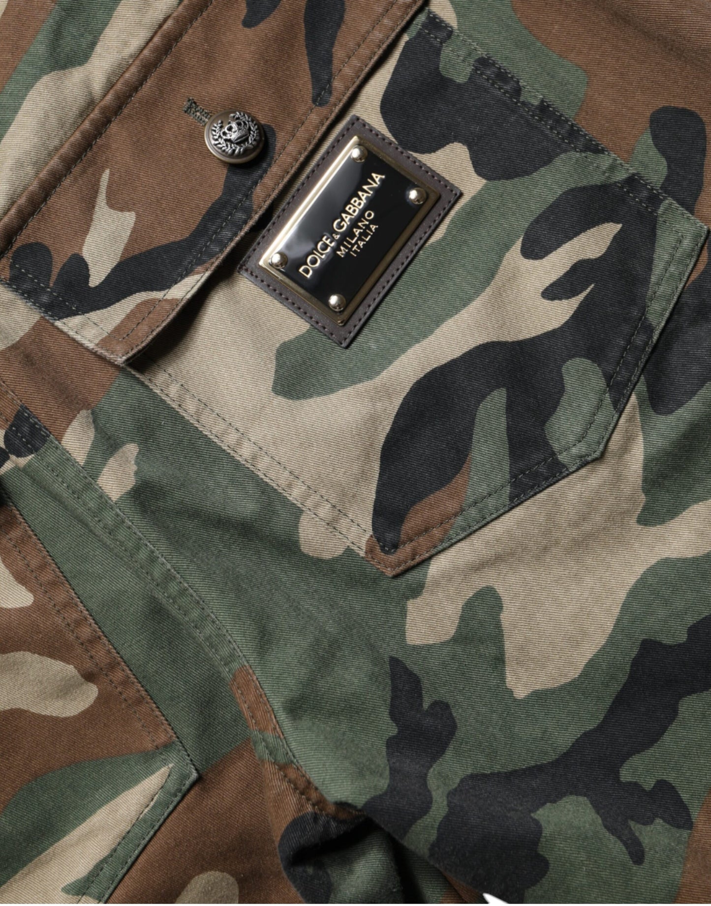Dolce & Gabbana – Mehrfarbige Cargohose mit Camouflage-Muster