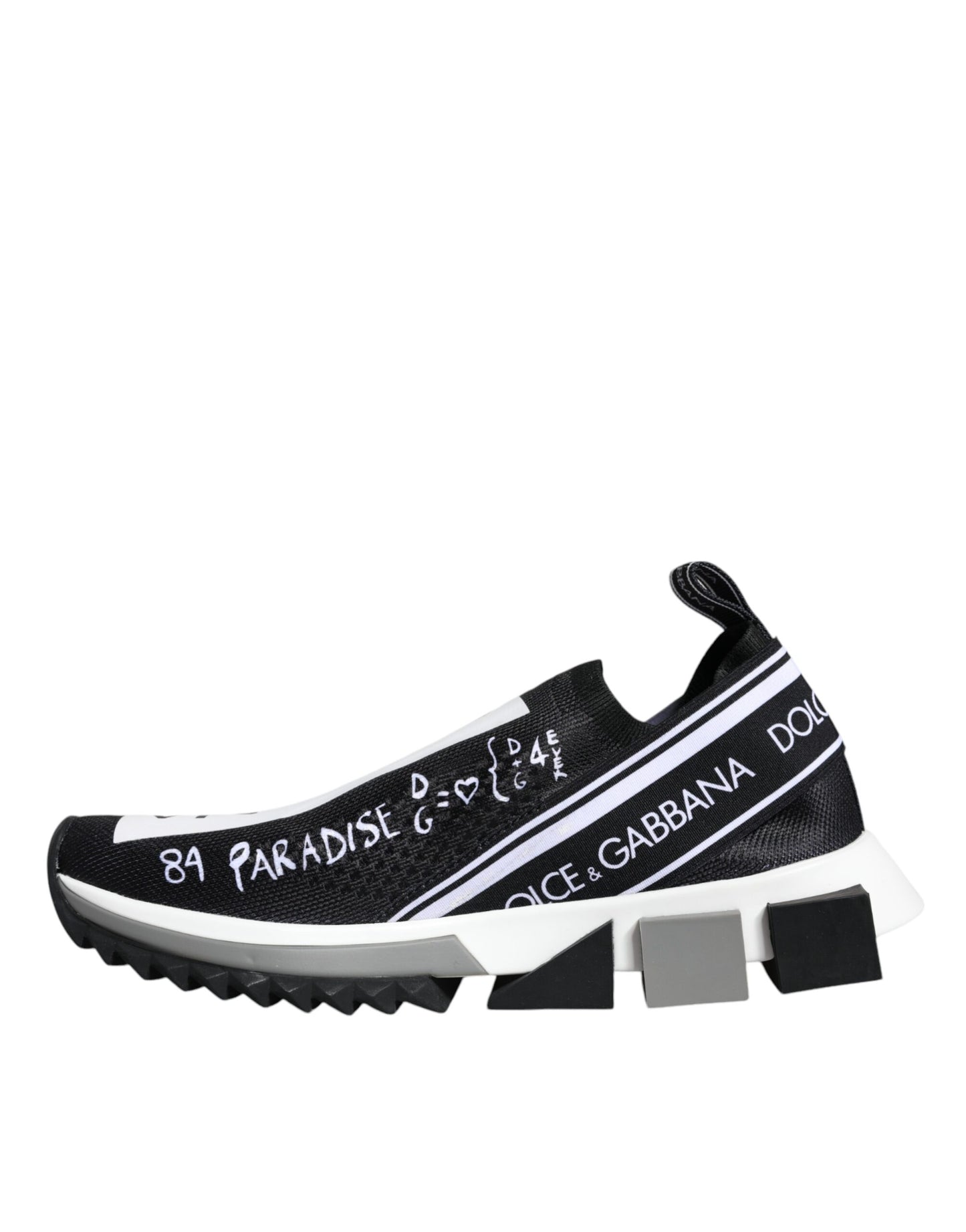 Baskets basses Dolce & Gabbana Sorrento noires et blanches