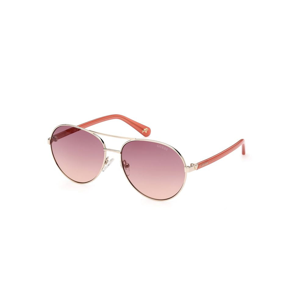 Lunettes de soleil Guess en métal doré