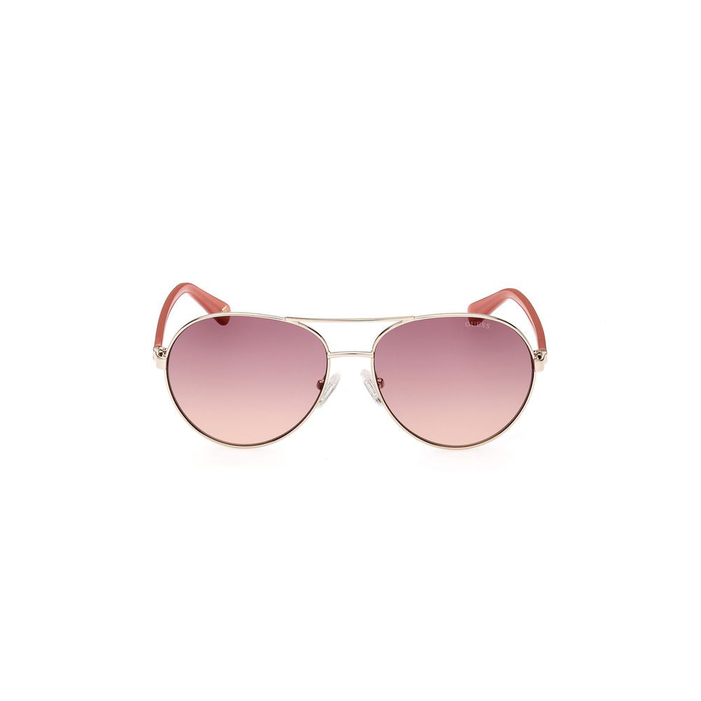 Lunettes de soleil Guess en métal doré
