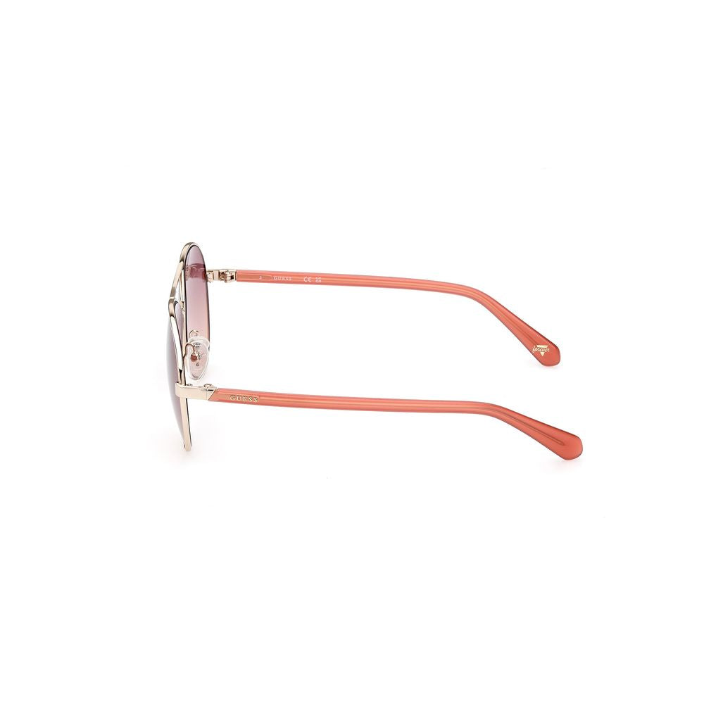 Lunettes de soleil Guess en métal doré