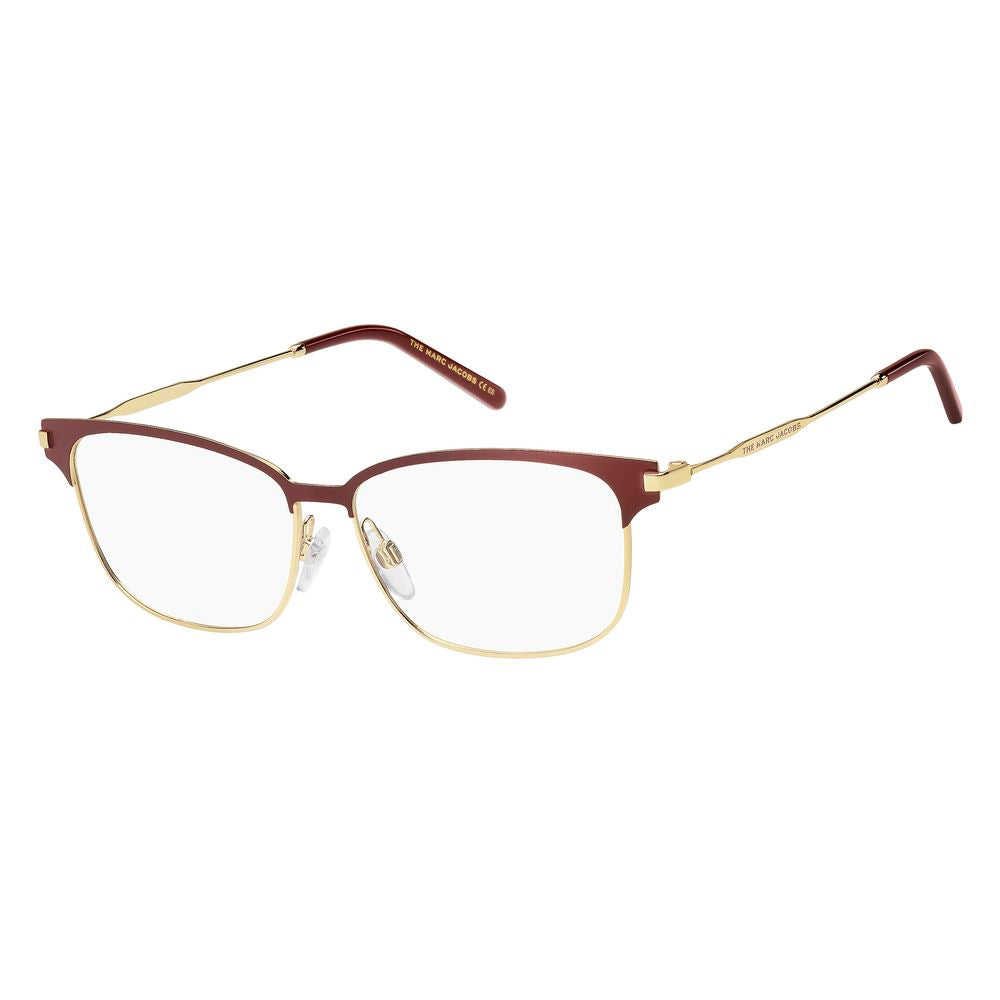 Montures en métal bordeaux Marc Jacobs