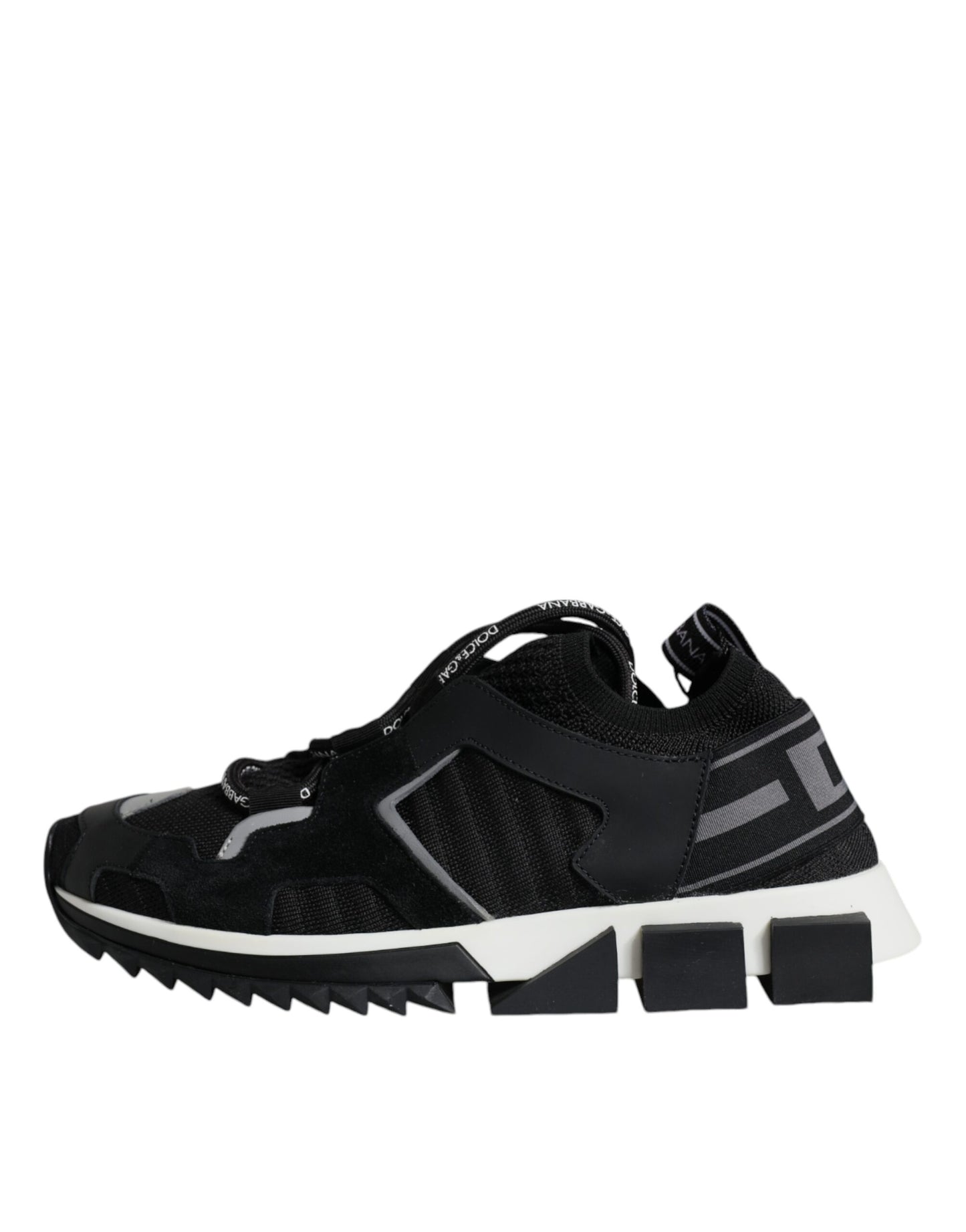 Baskets de randonnée Sorrento noires en maille Dolce & Gabbana