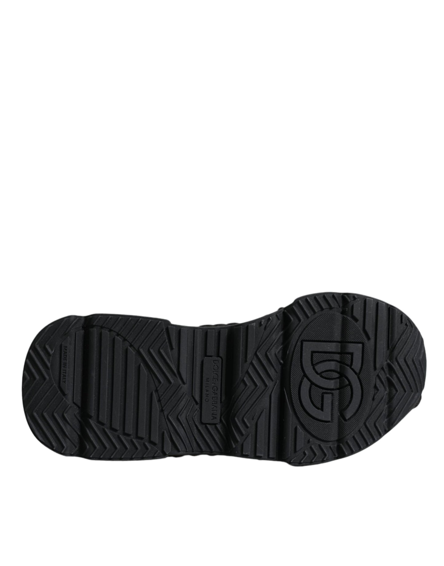 Baskets Daymaster noires en maille Dolce & Gabbana