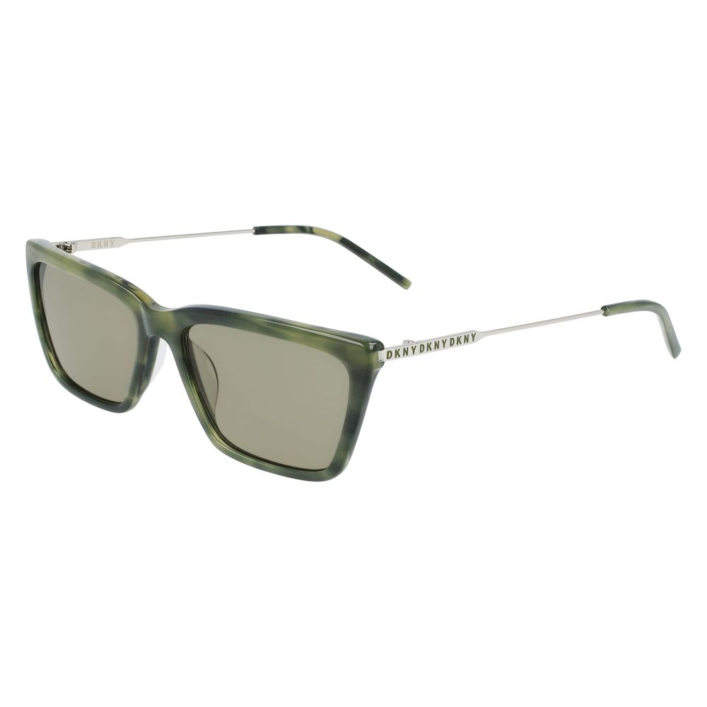 Lunettes de soleil DKNY en acétate vert