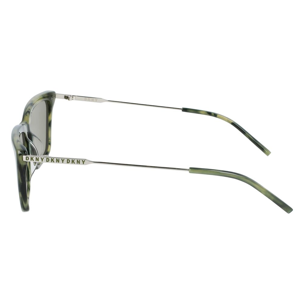 Lunettes de soleil DKNY en acétate vert
