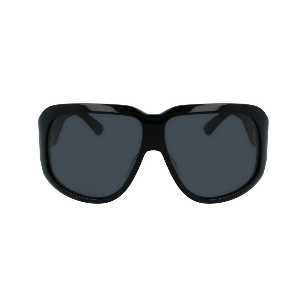 Lunettes de soleil Longchamp en acétate noir