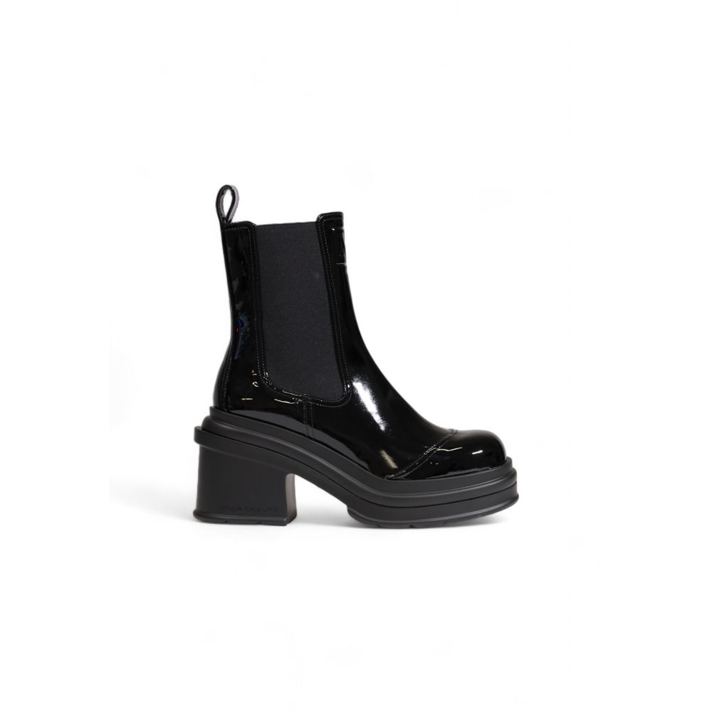 Armani Exchange – Schwarze Polyester-Stiefeletten
