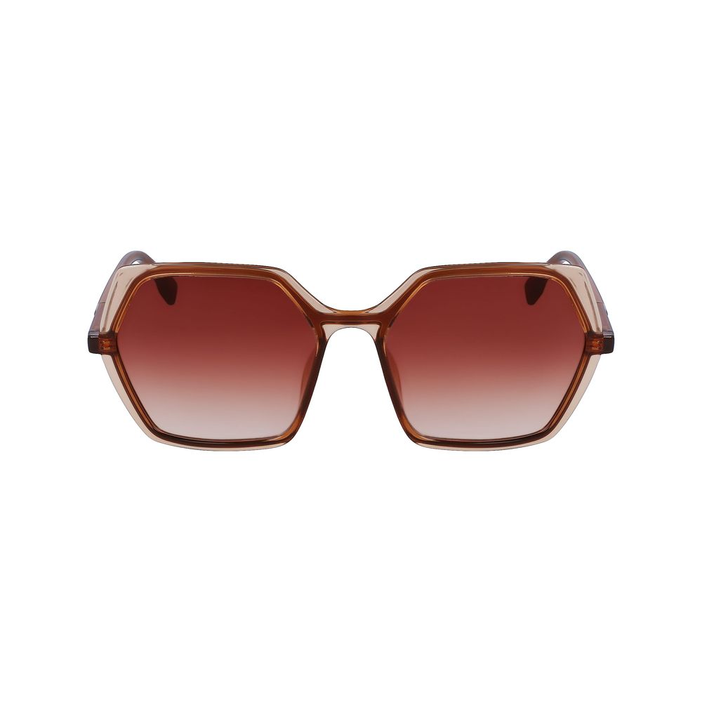 Lunettes de soleil injectées marron Karl Lagerfeld