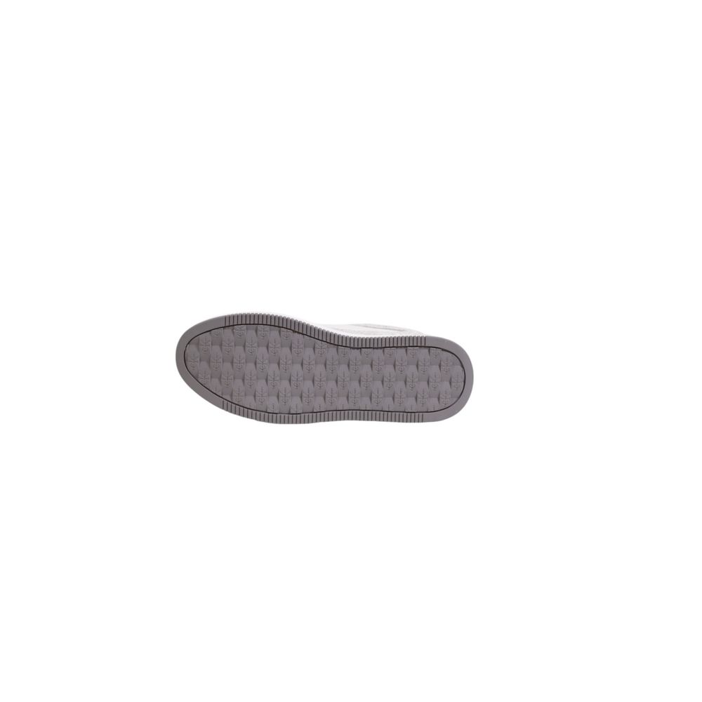 Baskets en cuir gris Calvin Klein Jeans