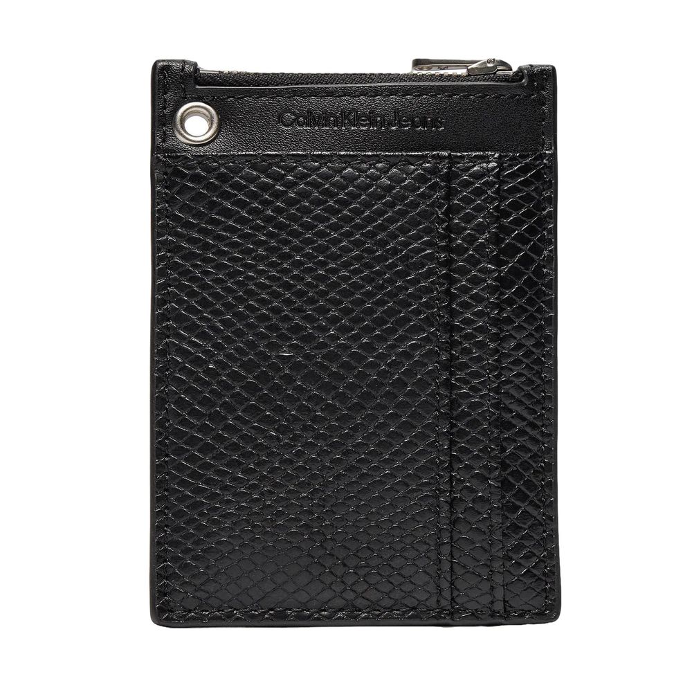 Porte-cartes en polyéthylène noir Calvin Klein Jeans