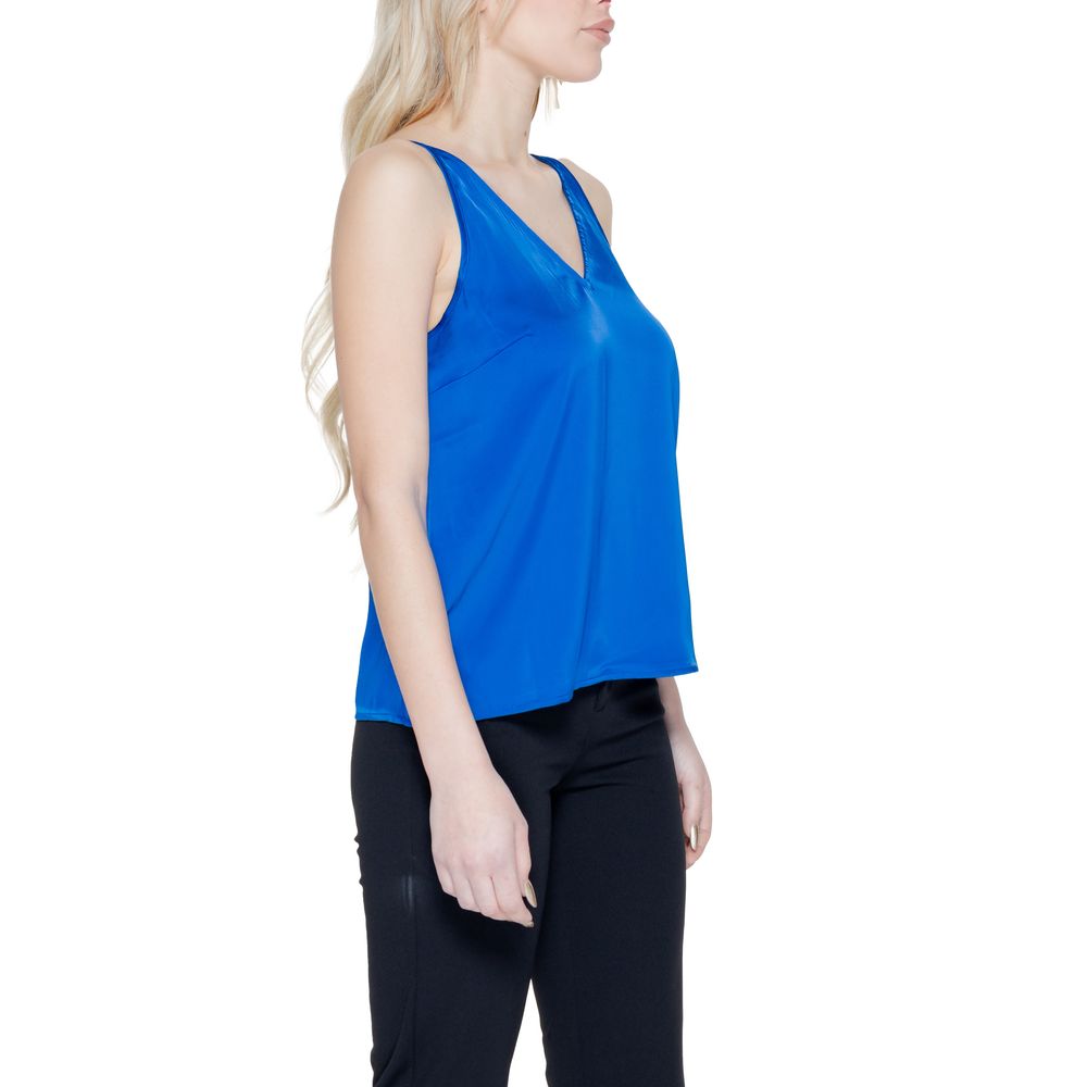 Haut en polyester bleu Vila Clothes