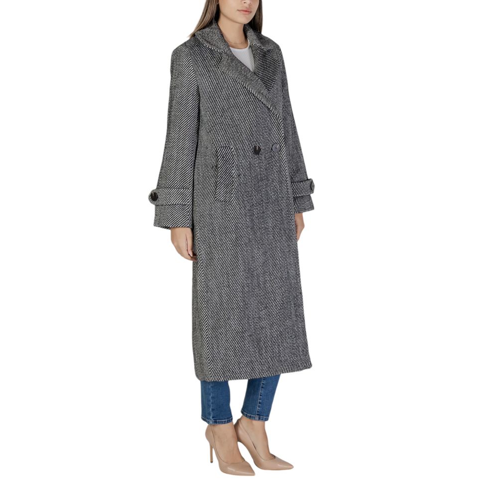 Manteau en polyester noir Vila Clothes